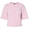 Pieces Silly SS O-Neck Knit Cardigan Roseate Spoonbill