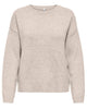 Only Olivia LS O-Neck Strik Humus
