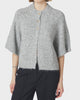 Neo Noir Benuta Fluffy Knit Cardigan Grey Melange NOA26