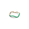 Enamel Sway Ring Grass Green