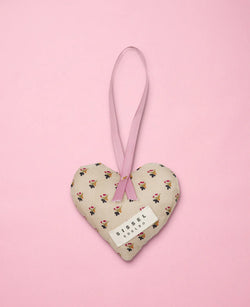 Sissel Edelbo Megan Heart Silk Juleornament