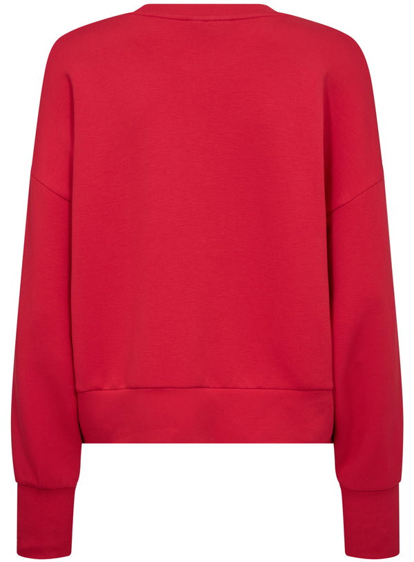 Mos Mosh Celli LS Sweatshirt Chinese Red