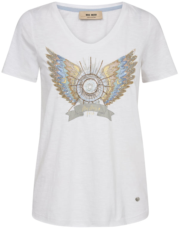 Mos Mosh Gethi Deco T-shirt White