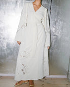 Sissel Edelbo Winfrey Wrap Kjole Off White, sød kjole