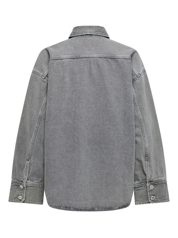 Only Sophie LS Oversized Denimskjorte Medium Grey Denim (Forudbestil - lev. start November)