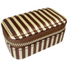 Pico Small Jewelry Box Brown Stripe