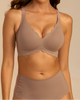 Femifemme SoftScallop Full Coverage Bøjlefri BH Soft Mocha