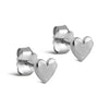 Enamel Heart Studs