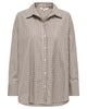 Only Oregon Alva LS Skjorte Sandshell Checks