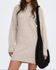 Only Olivia LS High Neck Kjole Humus