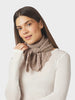 Neo Noir Misty Medium Pointelle Tørklæde Beige Melange