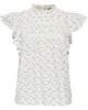 Only Katti SS Dobby Top Cloud Dancer/Clara Flower NO26
