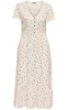Only Marianne Life SS Midi Kjole Cloud Dancer/Luna Flower
