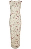 Neo Noir Corilina Artist Mesh Kjole Creme