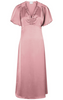 Neo Noir Illana Heavy Sateen Kjole Evening Rose