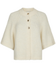 Neo Noir Benuta Fluffy Knit Cardigan Off White (Forudbestilling lev. midt januar)