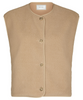 Neo Noir Mariko Teddy Vest Sand (Forudbestilling lev. februar)