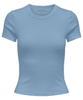 Only Val SS O-Neck Top Soft Chambray