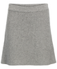 Object Viola MW Short Knit Nederdel Medium Grey Melange NOA25
