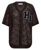 Haute L'Amitié Court Lace T-shirt Mocca
