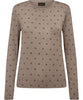 Hype The Detail Cashmere Blend LS T-shirt Sand