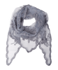 Black Colour Miriana Triangle Lace Tørklæde Grey