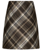 Neo Noir Lunna Check Nederdel Brown