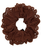 Pico Lace Schrunchie Chocolate