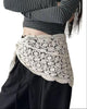 Marta Du Chateau Zinnia Lace Hip Tørklæde White