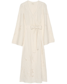 Sissel Edelbo Winfrey Wrap Kjole Off White, sød kjole