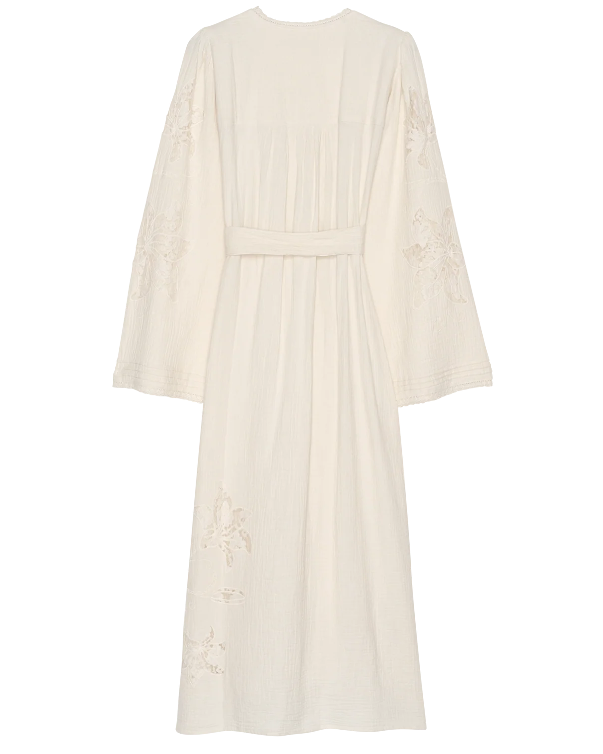 Sissel Edelbo Winfrey Wrap Kjole Off White, sød kjole