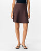 Object Reynard Hw Short Knit Nederdel Seal Brown NOA26
