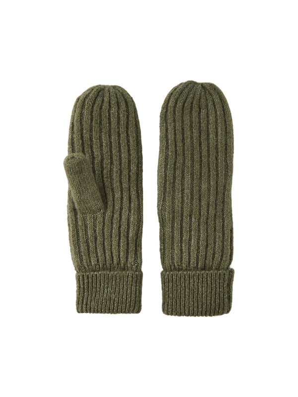 Pieces Jeslin Wool Handsker Deep Lichen Green