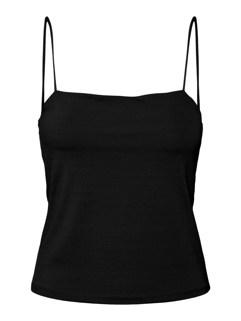 Pieces Minni Strap Top Black