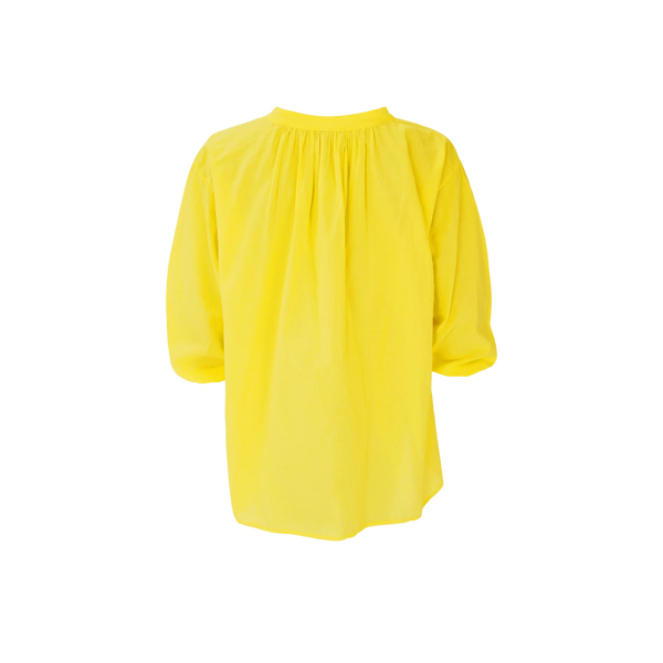 Black Colour Ollie Bluse Soft Yellow