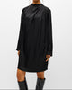 Object Chilli Kort LS Kjole Black