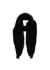 Black Colour Sally Knitted Mini Scarf Sort