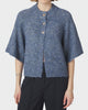 Neo Noir Benuta Fluffy Knit Cardigan Smoke Blue