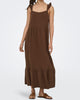 Only Thyra May SL Long Kjole Pinecone