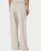 Lunet Crepe Bukser Ivory fra Neo Noir