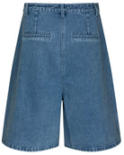 Rosel Denim Shorts Blue fra Neo Noir, blå lange shorts