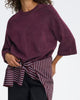 Only Simoni 3/4 Strik Mauve Wine NO26