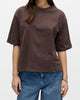 Object Gima SS T-Shirt Seal Brown NOA26