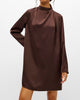 Object Chilli LS Kort Kjole Seal Brown