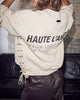 Haute L'Amitié New Studio Tie Sweatshirt Pearl