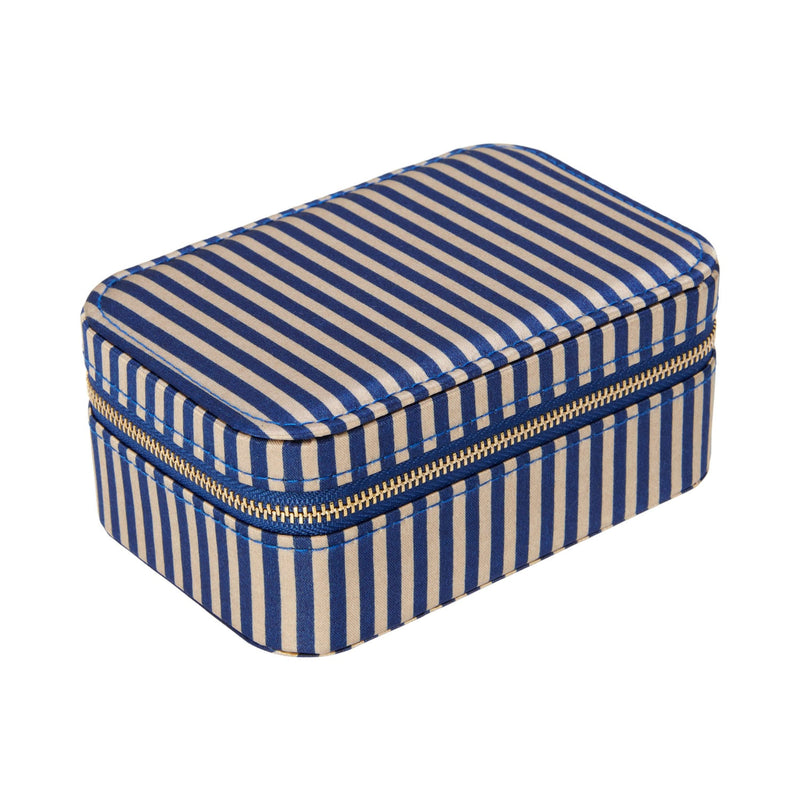 Pico Large Jewelry Box Navy Stripe