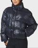 Neo Noir Rhea Shiny Puffer Jakke Navy NOA26