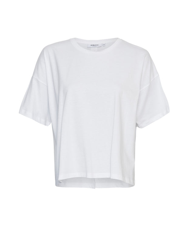 Moss Copenhagen Airin Logan T-shirt Bright White