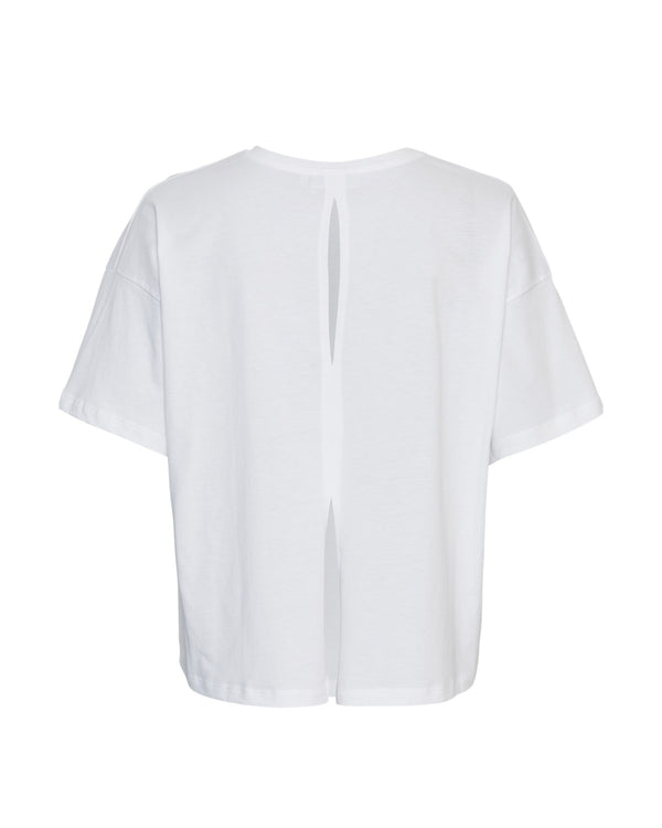 Moss Copenhagen Airin Logan T-shirt Bright White