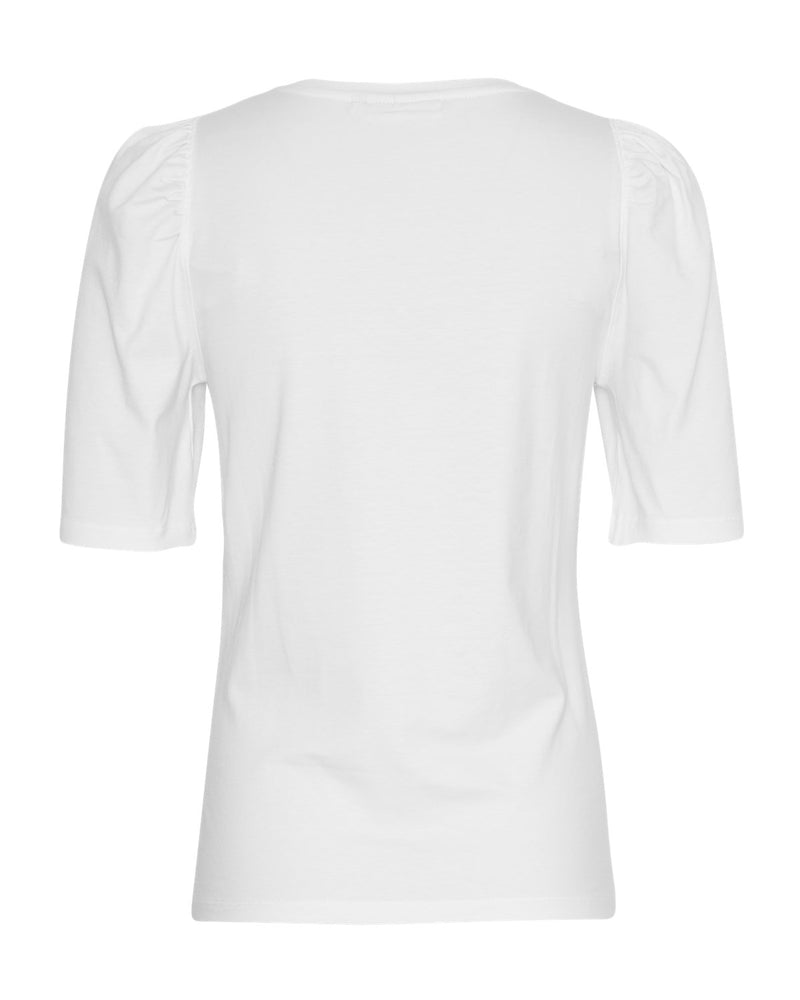 Moss Copenhagen Audie Puff T-shirt White